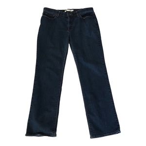 LEVI’S PERFECT WAIST 535 STRAIGHT LEG JEANS SIZE 16 VGUC